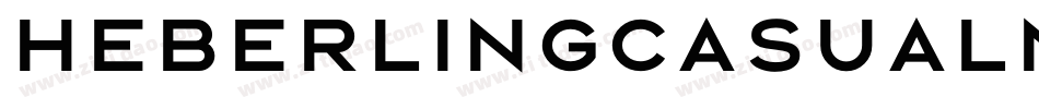 HeberlingCasualNF Medium字体转换